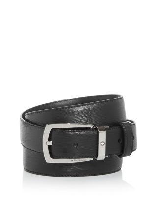 Men's Contemporary Leather Belt by MONTBLANC