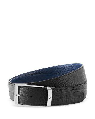 Men's Contemporary Reversible Leather Belt by MONTBLANC