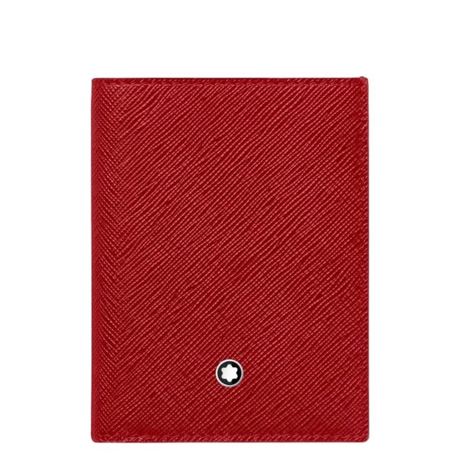 Montblanc Meisterstuck Sartorial Mini Leather Wallet - Red by MONTBLANC