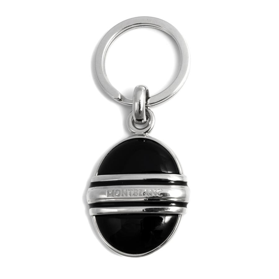 Montblanc Meisterstuck Sol Platinum Black Onyx Key Ring 2871 by MONTBLANC