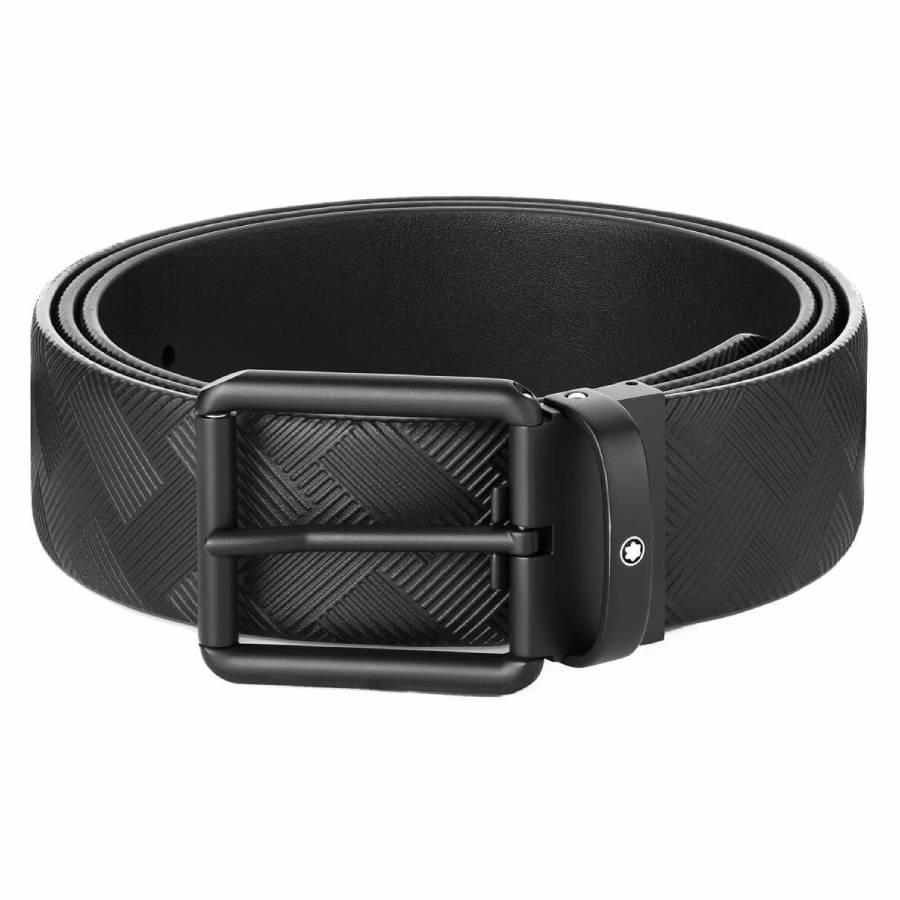 Montblanc Printed Reversible Leather Belt by MONTBLANC