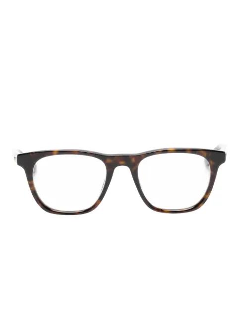 geometric frame glasses by MONTBLANC