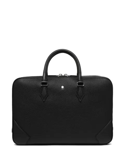 large grained leather briefcase by MONTBLANC