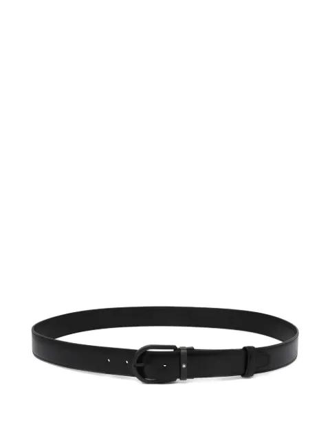leather belt by MONTBLANC
