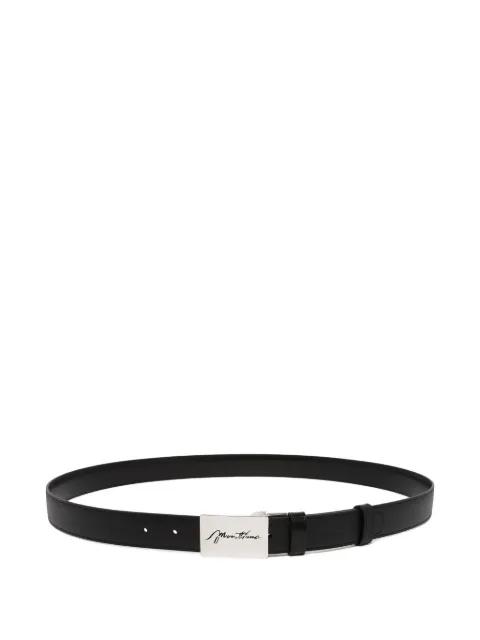 logo-engraved saffiano-leather belt by MONTBLANC