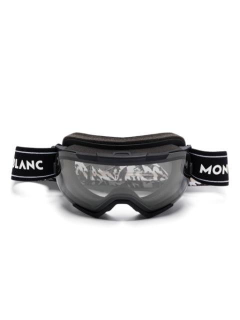 logo-print ski goggles by MONTBLANC