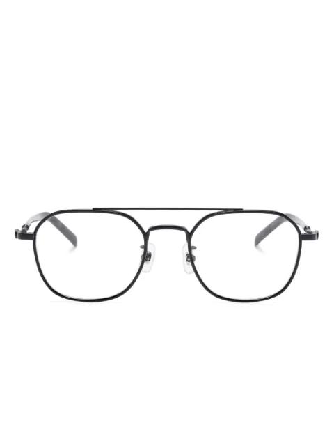 pilot-frame glasses by MONTBLANC