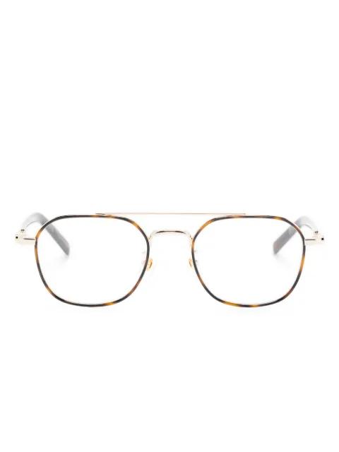 pilot-frame glasses by MONTBLANC