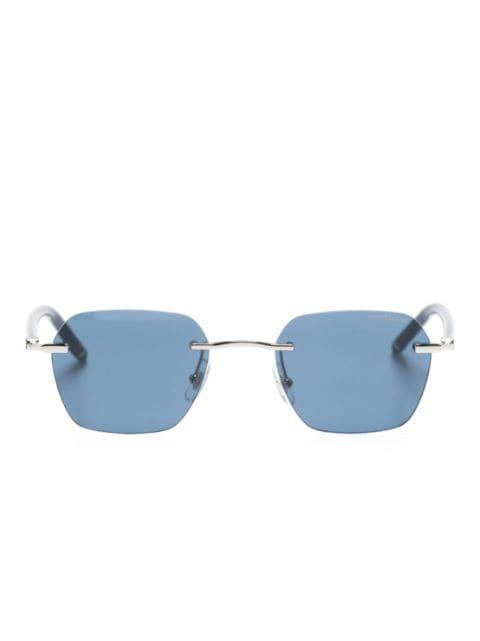 rimless square-frame sunglasses by MONTBLANC
