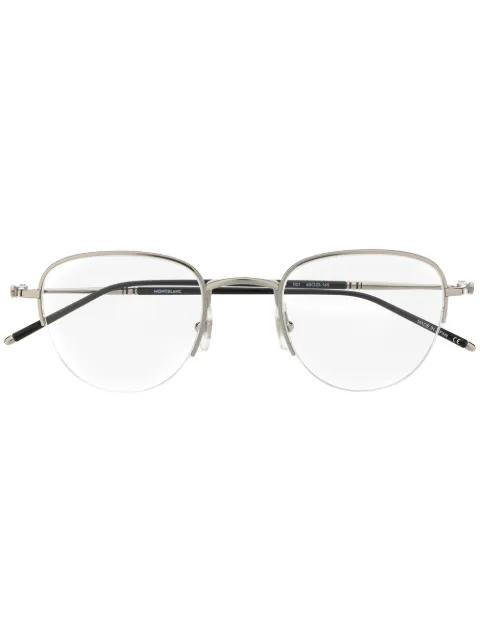 round frame glasses by MONTBLANC