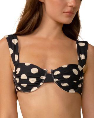 Bella Polk Dot Bikini Top by MONTCE