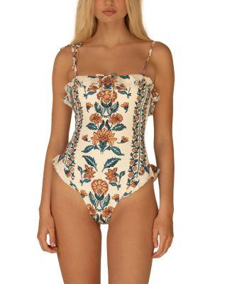 Jacelyn Ruffle One Piece Swimsuit by MONTCE