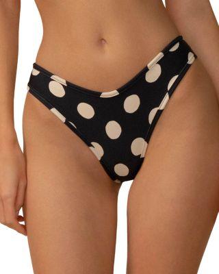 Lulu Polka Dot Bikini Bottom by MONTCE