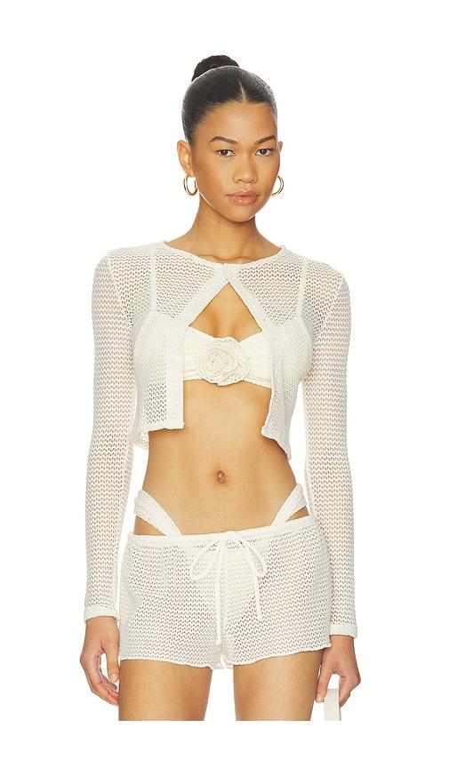 Montce Button-down Cardi in Cream by MONTCE
