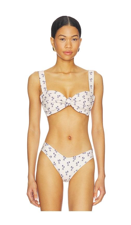 Montce Hayden Bikini Top in Cream by MONTCE