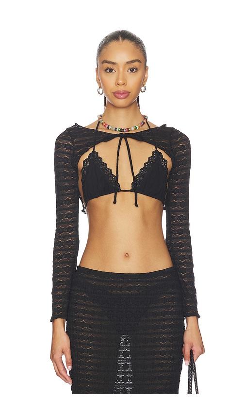Montce Nia Top in Black by MONTCE