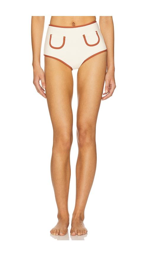 Montce Polly Bikini Bottom in Cream by MONTCE