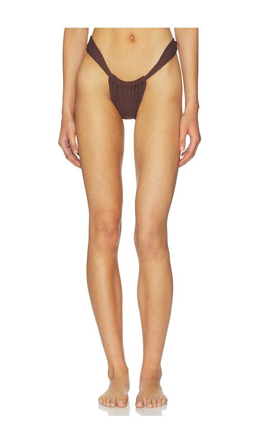 Montce Sandra Bikini Bottom in Brown by MONTCE
