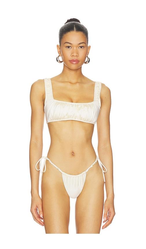 Montce X Elsa Hosk Zoe Bikini Top in Cream by MONTCE