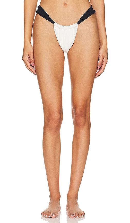 Montce X Olivia Culpo Sandra Bikini Bottom in Cream by MONTCE