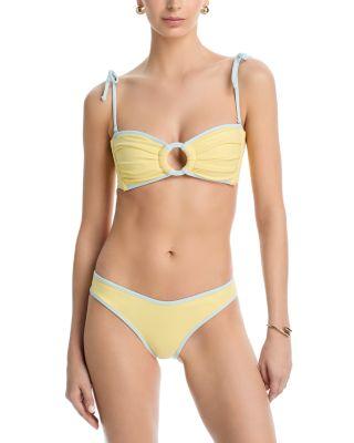 Tori Bandeau Bikini Top & Lulu Bikini Bottom by MONTCE