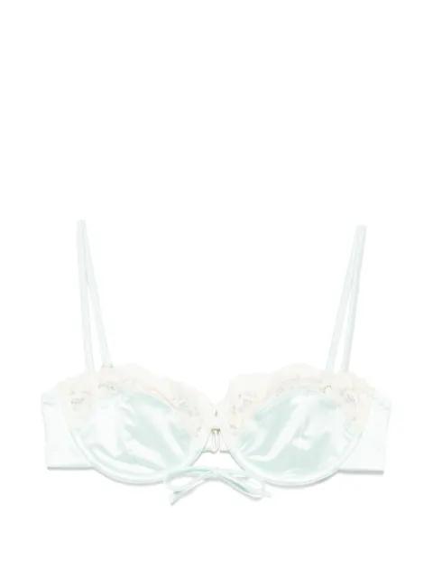 x Elsa Hosk Lena bow-detail bikini top by MONTCE