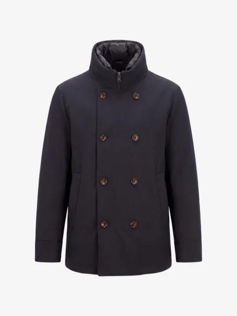 double-breasted high-neck jacket by MONTECORE