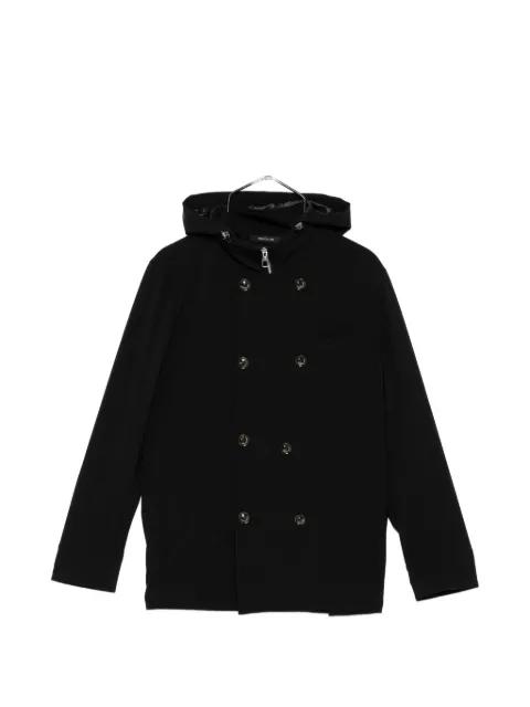 double-breasted hoodied jacket by MONTECORE