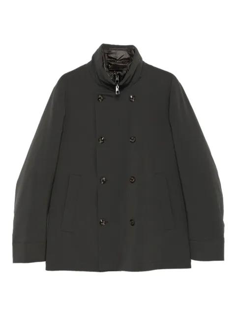 double-breasted zip-front jacket by MONTECORE