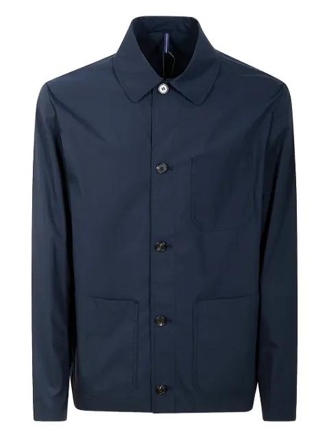 button-fastening patch-pocket jacket by MONTEDORO