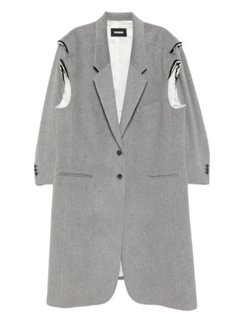 Doubled shoulder coat by MOOHONG