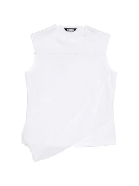 layered vest by MOOHONG