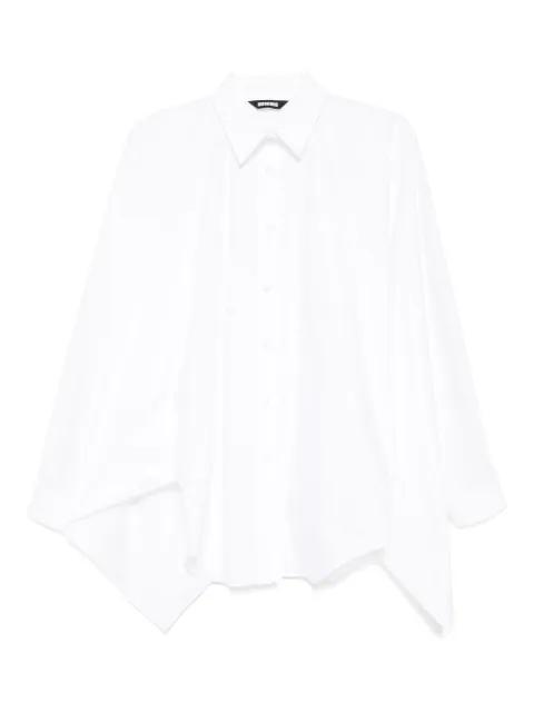 square-sleeved shirt by MOOHONG