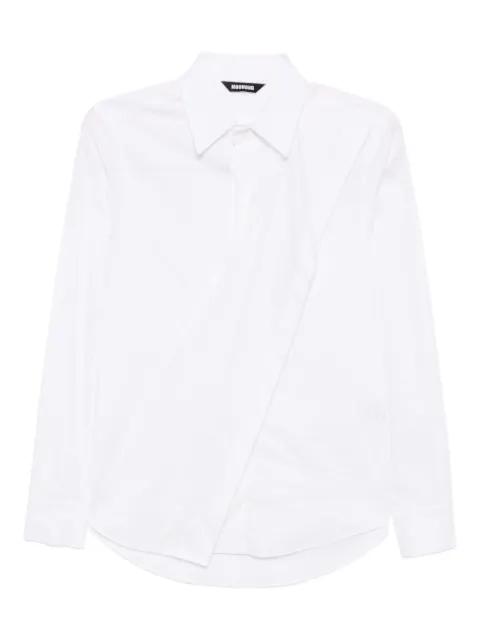 twisted shirt by MOOHONG