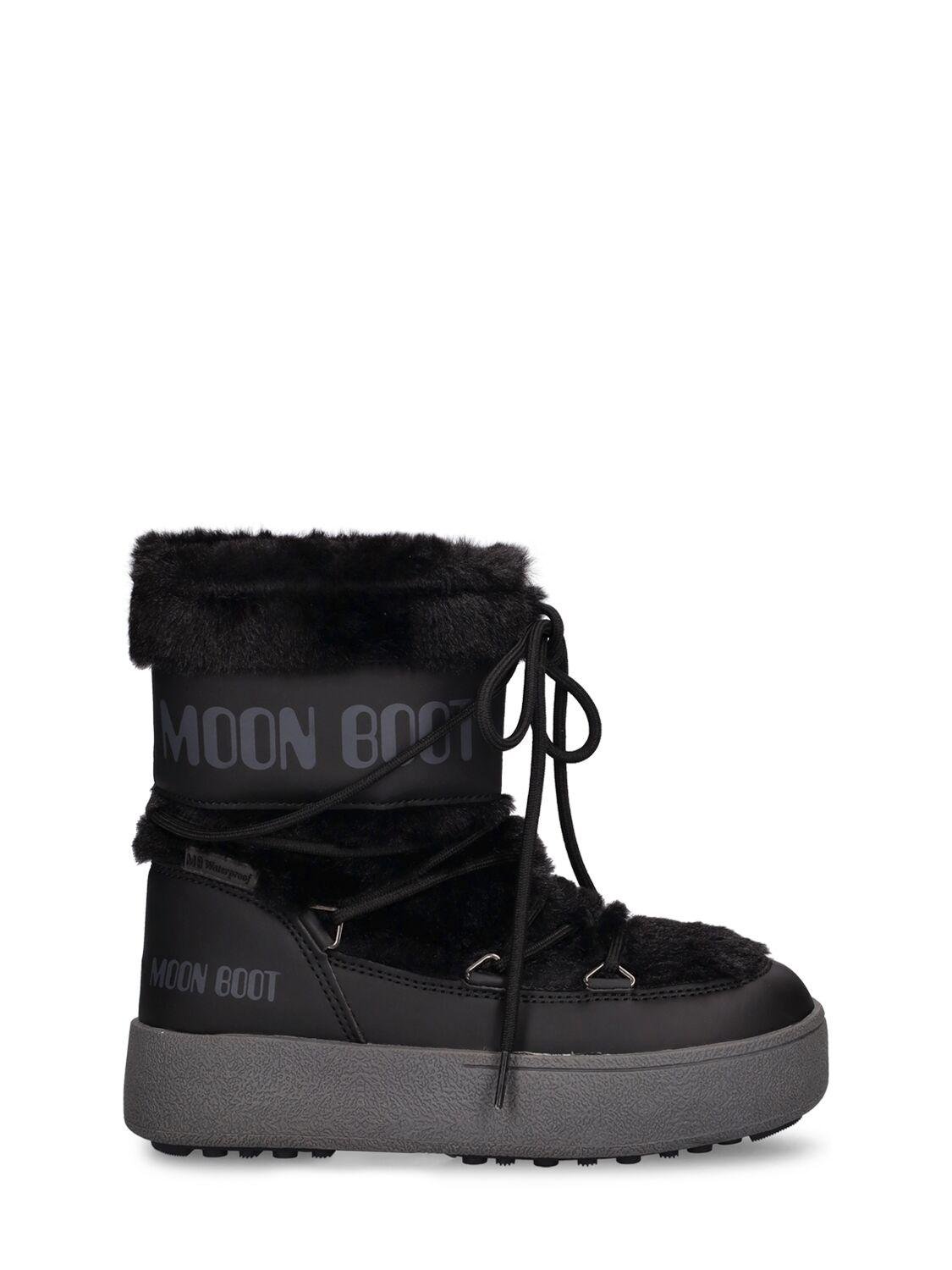 Faux Fur Ankle Snow Boots by MOON BOOT
