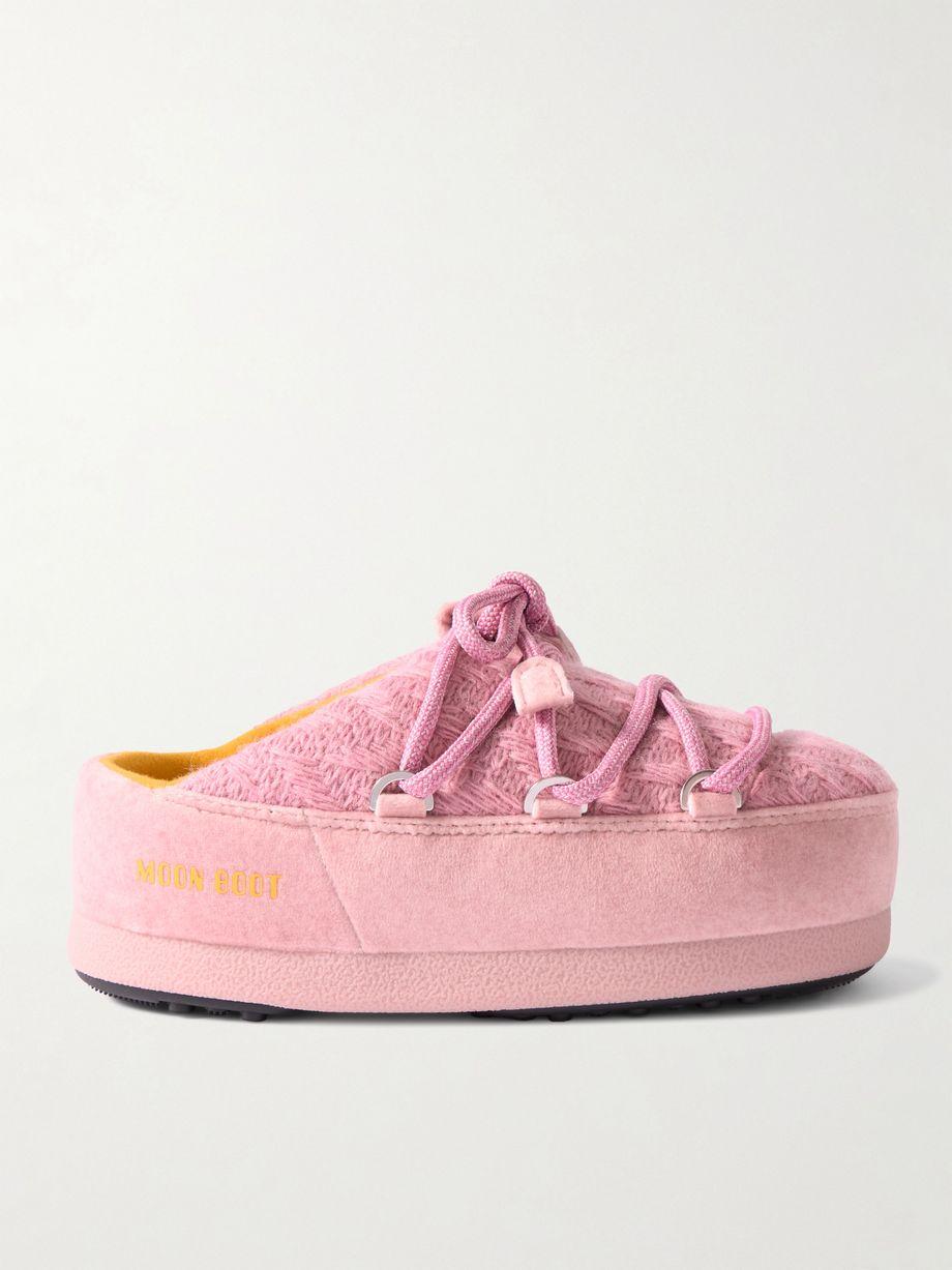 + Guest in Residence Evx knitted platform slip-ons by MOON BOOT