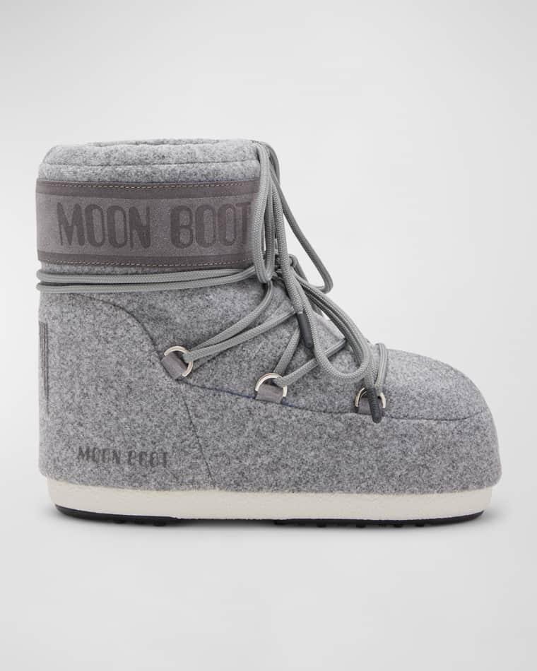 Icon Felt Ankle Snow Boots by MOON BOOT