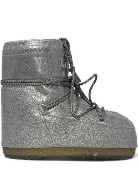 Icon Low Glitter boots by MOON BOOT