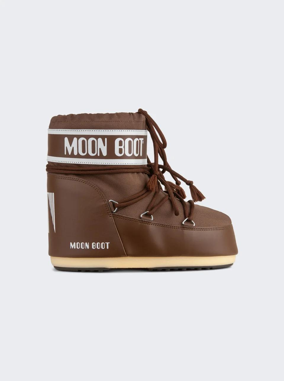 Icon Low Nylon Boots Cocoa by MOON BOOT
