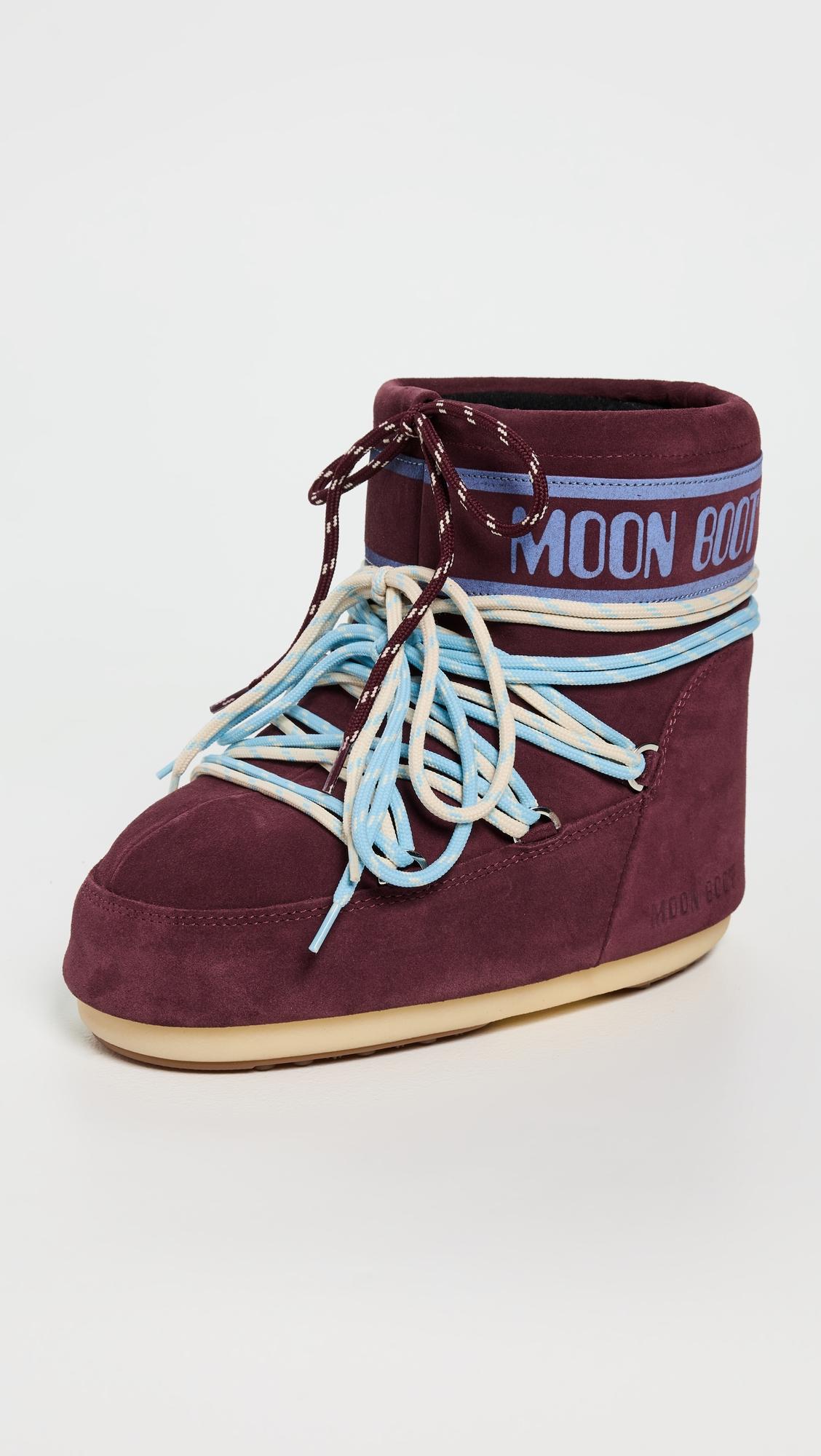 Icon Low Suede Laces Boots by MOON BOOT