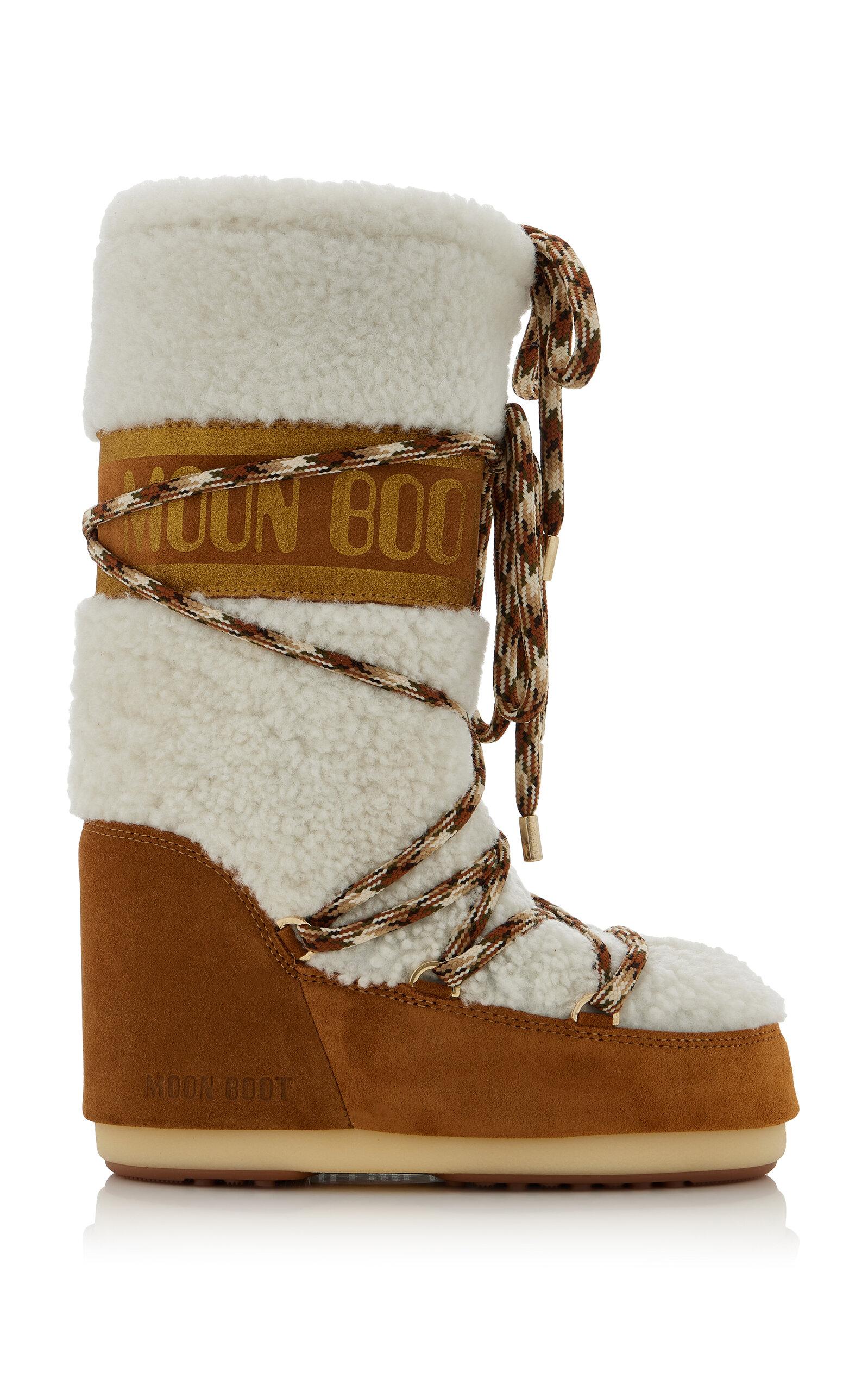 MOON BOOT Icon Shearling Boots - Moda Operandi by MOON BOOT