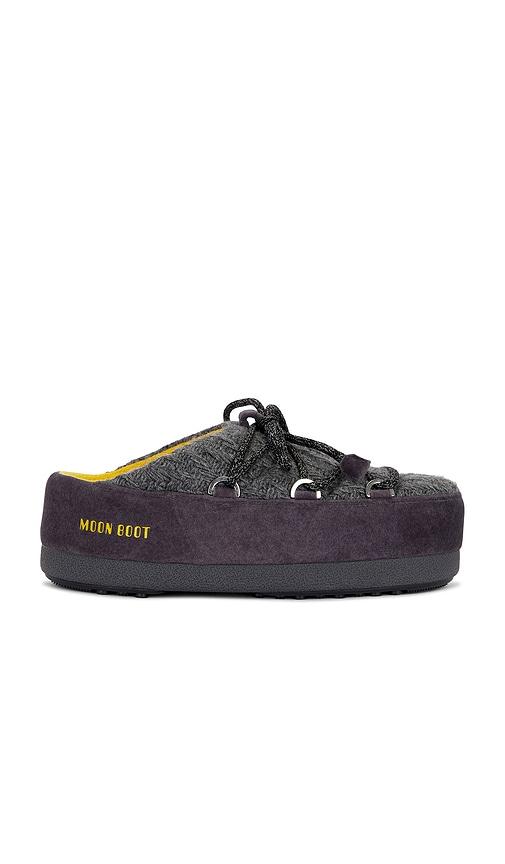 MOON BOOT X Guest in Residence Evx Mule in Grey by MOON BOOT