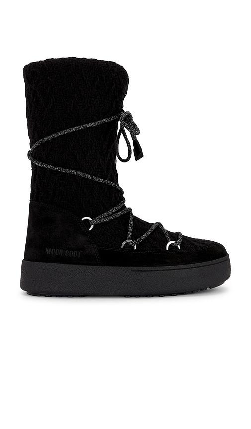 MOON BOOT X Guest in Residence L Track Boot in Black by MOON BOOT