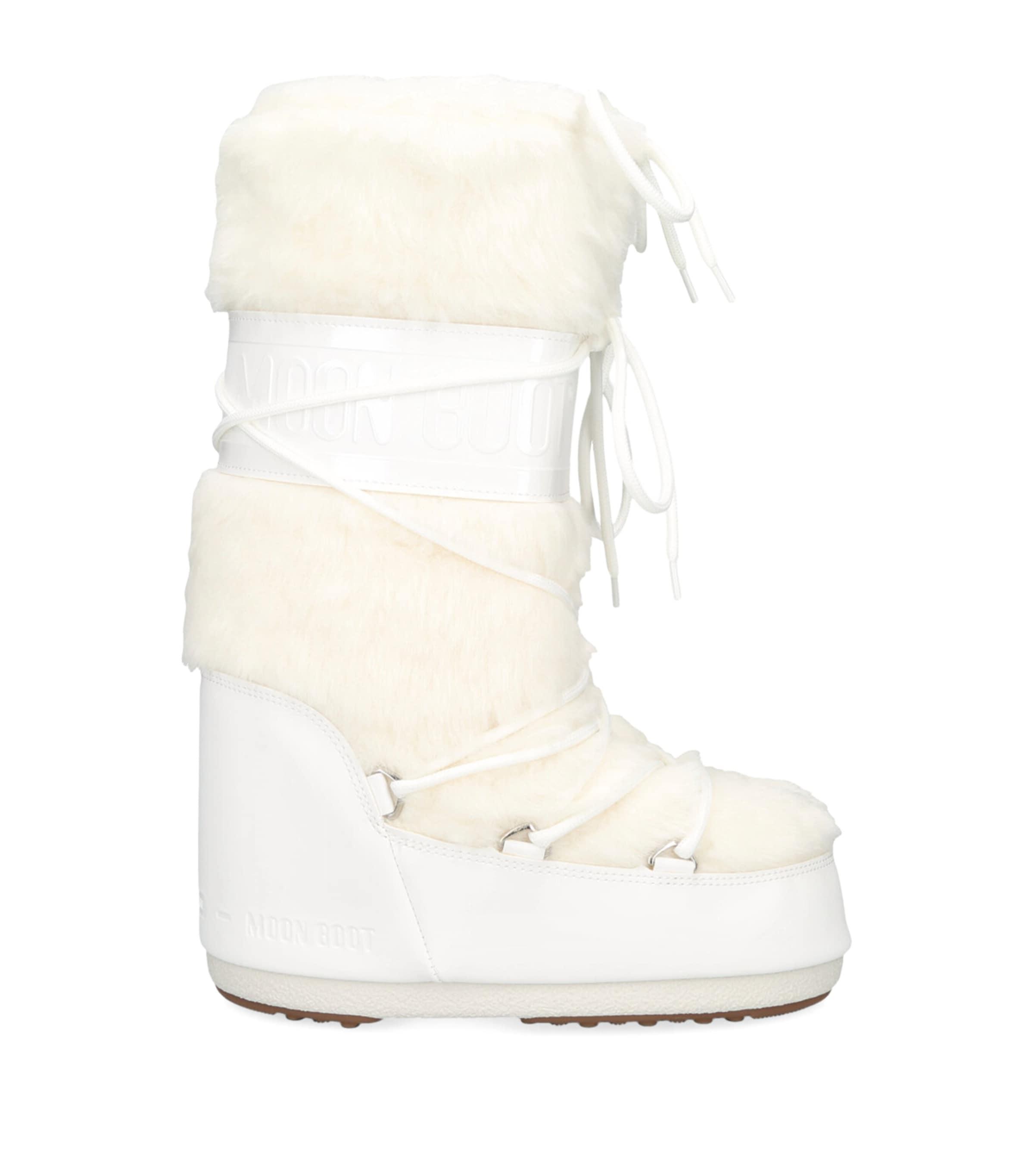 Moon Boot Faux Fur Icon Boots by MOON BOOT