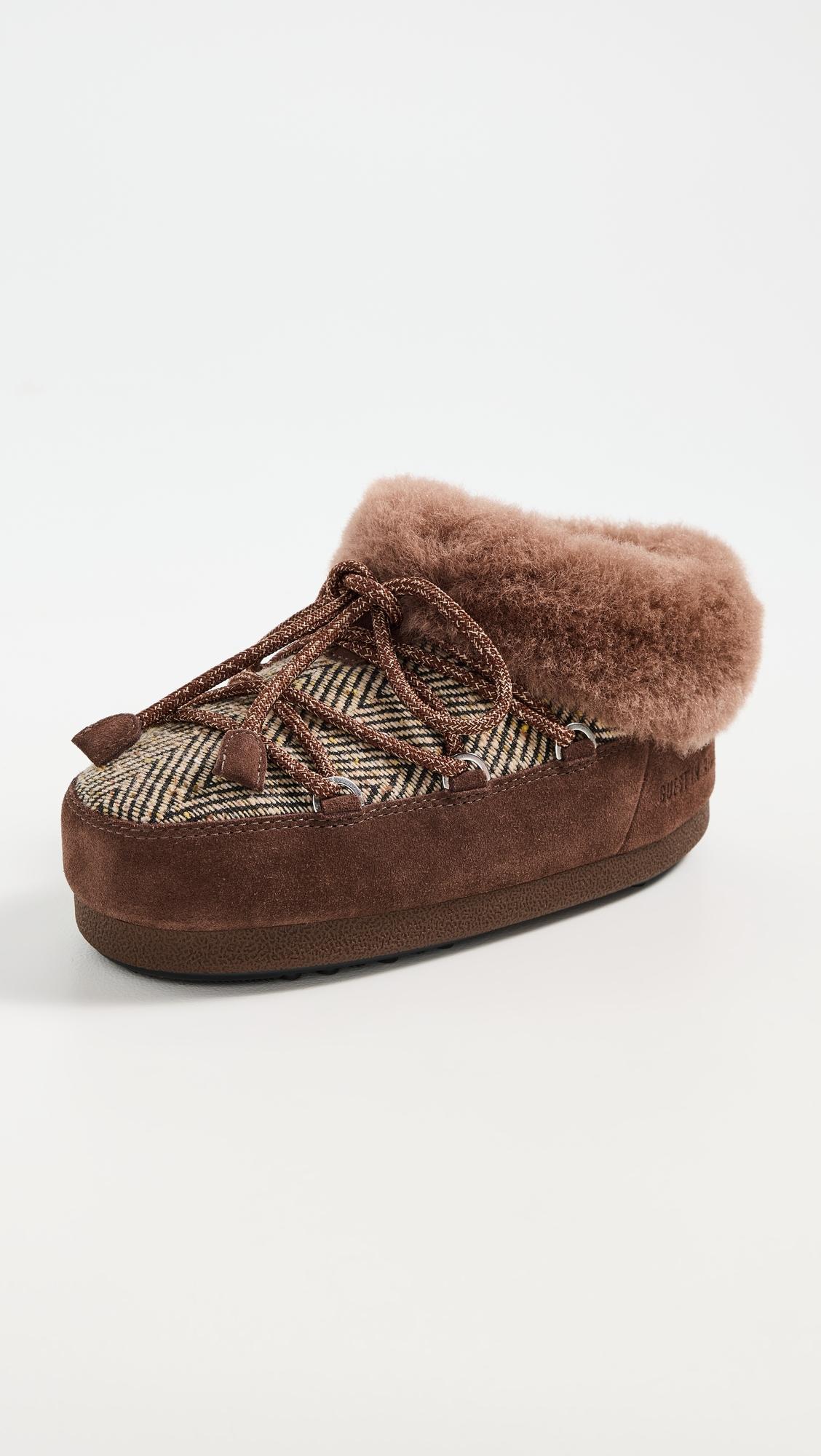Moon Boot x Guest In Residence Evx Chalet Mule Fur Boots by MOON BOOT