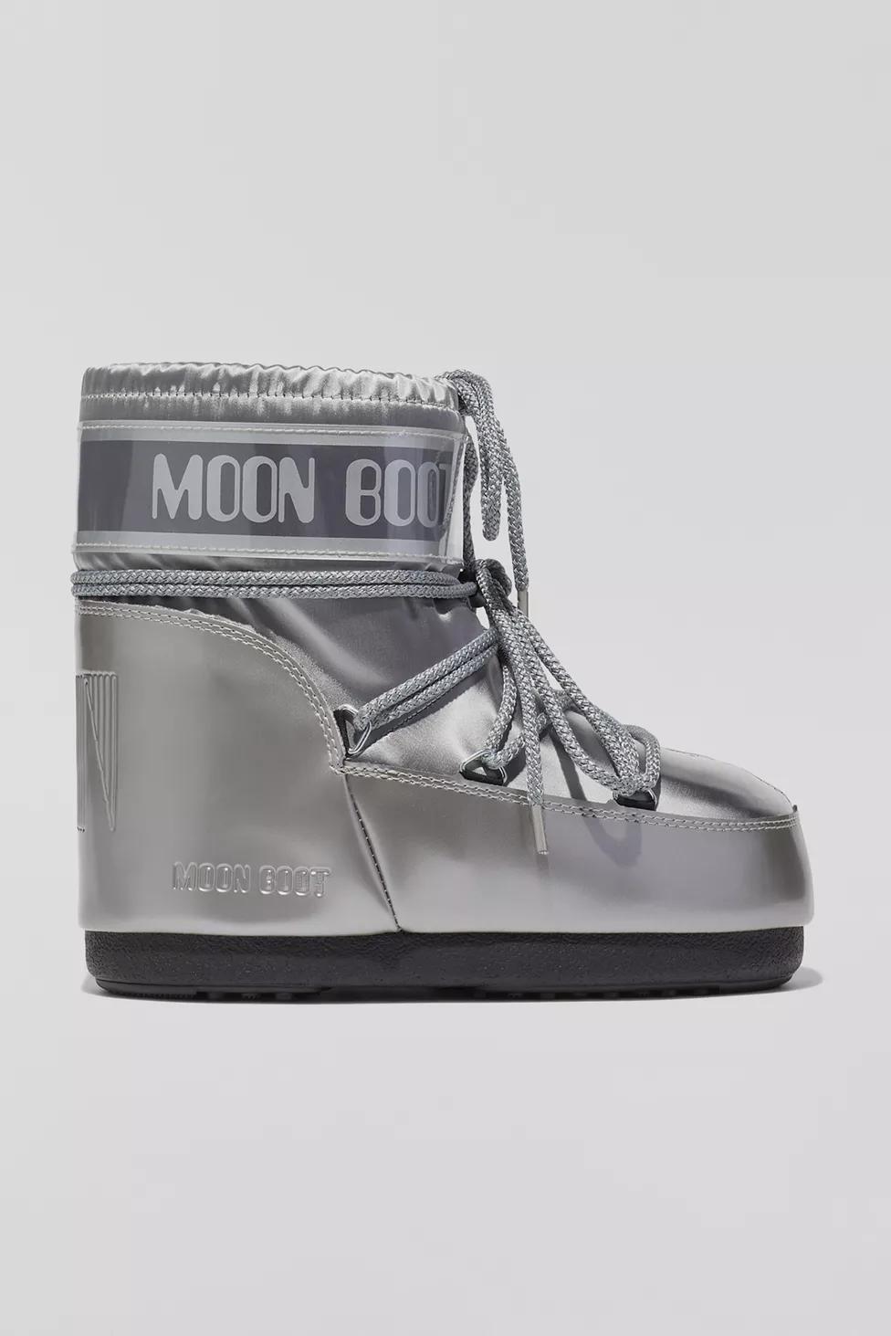 Moon Boots Icon Low Glance Satin Boots by MOON BOOT