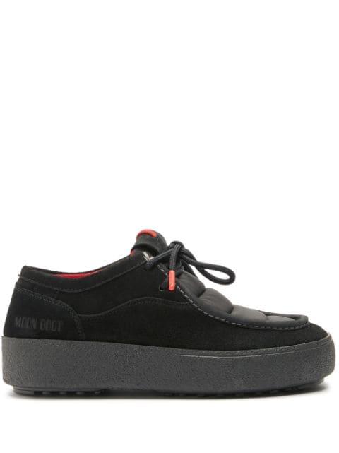 Mtrack Wallaby panelled suede sneakers by MOON BOOT