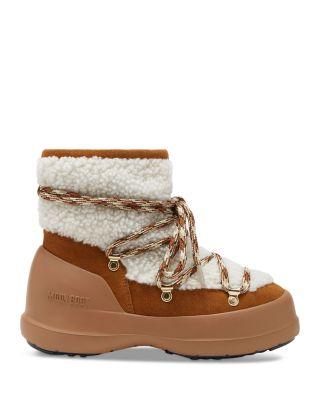 Women's MB Luna Shearling Boots by MOON BOOT