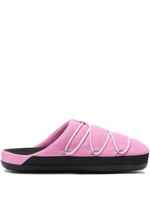 elastic-band slippers by MOON BOOT