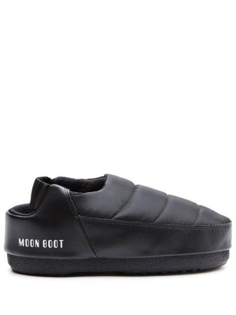 elasticated band padded slippers by MOON BOOT